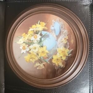 Vintage 1989 W S George, The Daffodils Collector Plate